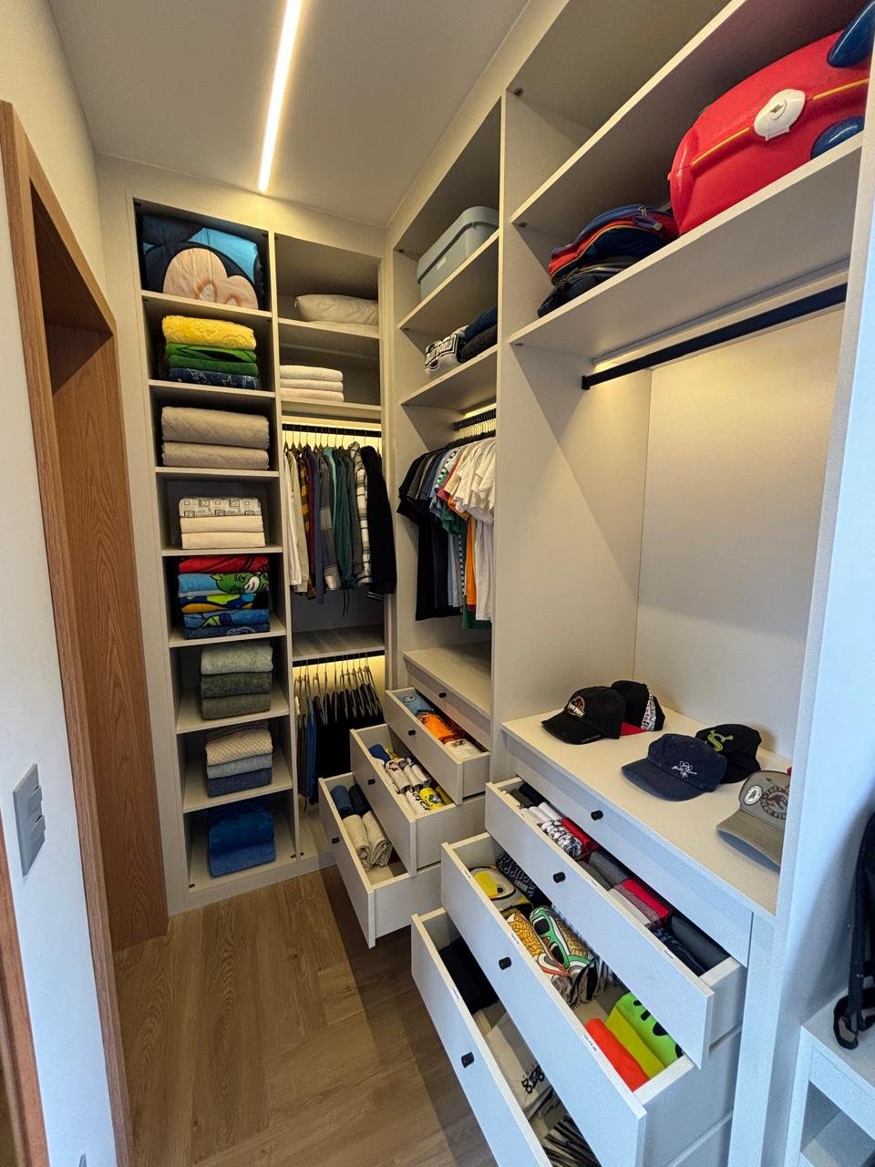 closet organizado